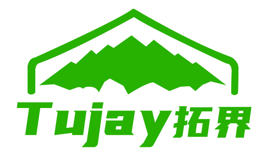 户外露营LOGO 绿
